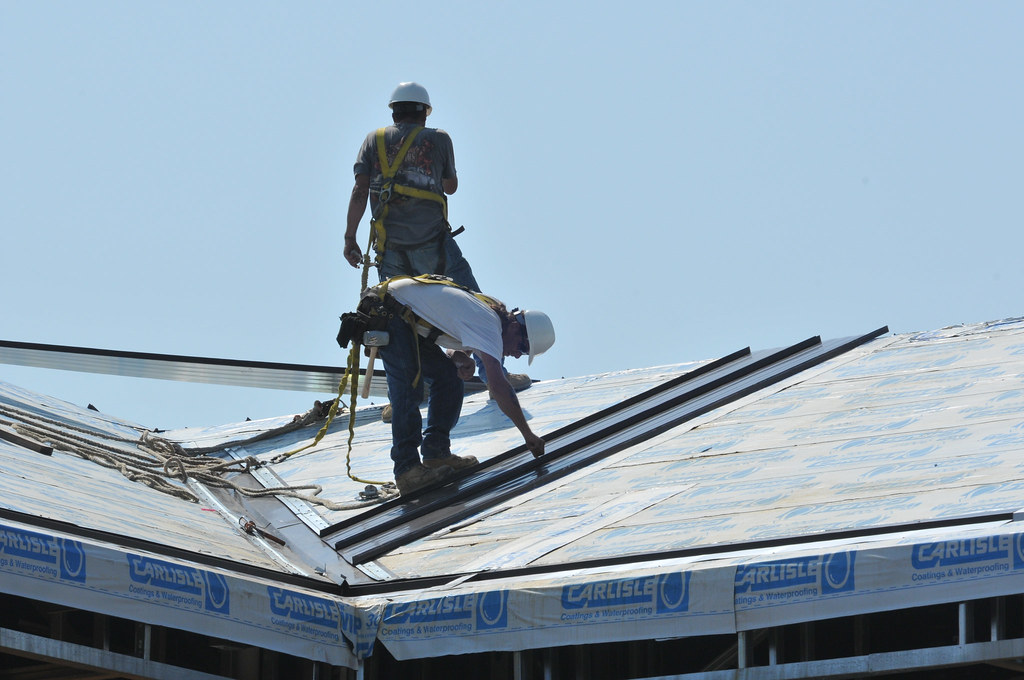 Installer at work